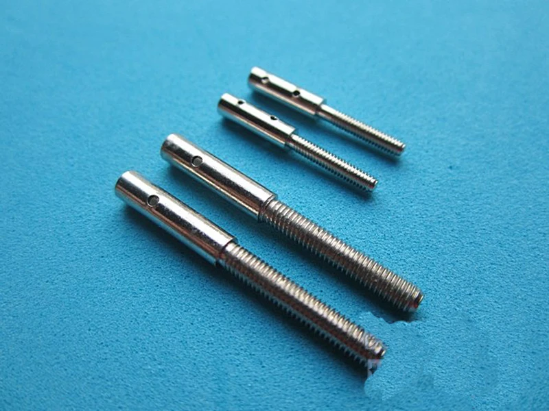 

10PCS/Lot RC Aircraft Accessories M2/M3 Metal Connecting Rod Steel Wire Connector for DIY RC Airplane Fixed-wing Model