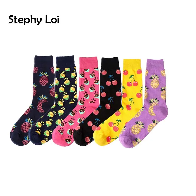 Adult Pineapples Summer Pattern Athletic Crew Socks