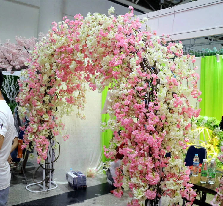 artificial flower strings,100cm cherry rattan ,wedding party home