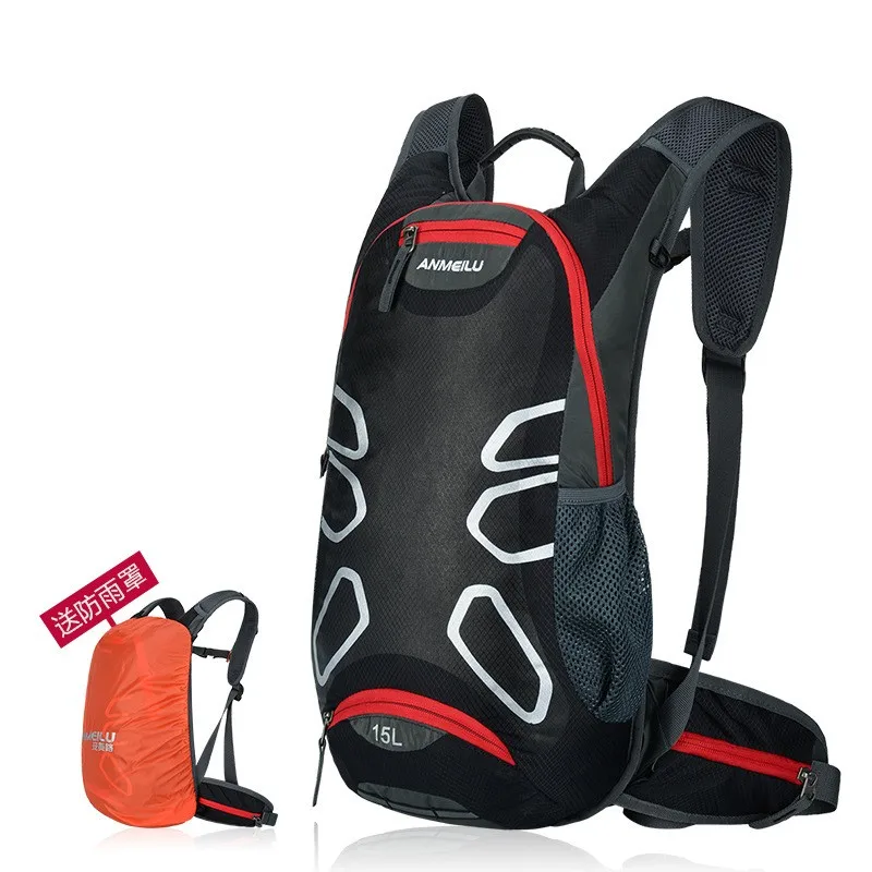 Bolsa da Motocicleta Capacete à Prova Água com Capa de Chuva Anmeilu Ciclismo Respirável Mochila Bolsa Dwaterproof 4 Cheap Sistemas de transporte