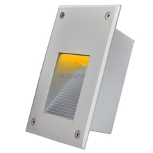 CE по ограничению на использование опасных материалов в производстве 2,5 W Открытый Встроенный Настенный светильник 2,5 W IP65 Водонепроницаемый светодиодная лампочка для подножки внешний светодиодный лестница света с белой стеной для Ligght 6 шт./лот