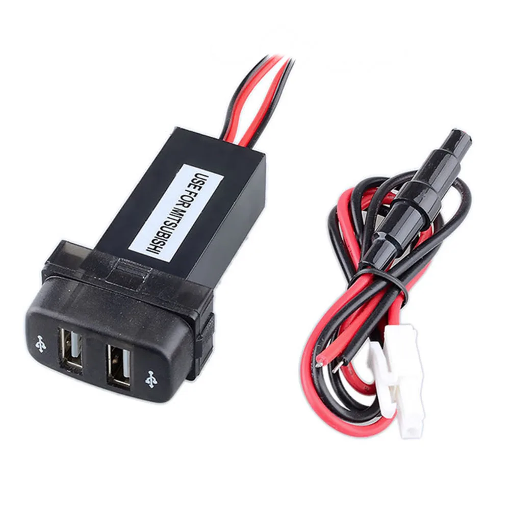2 портовое автомобильное зарядное устройство 1 а с двумя USB портами выход 12 В