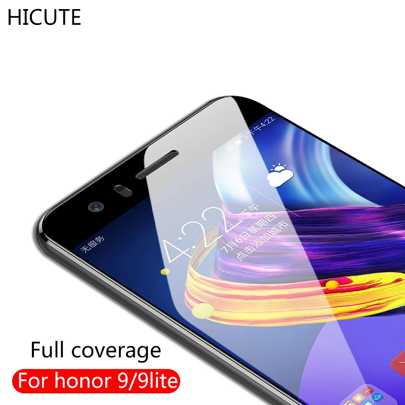 

9H 2.5D HD full coverage tempered glass for Huawei honor 9 Honor 9 Lite Screen Protector Film for huawei honor 9 glass