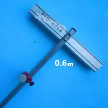 Новое поступление, стеклянный толкающий нож 0,6 метров, 6 боковых Т-образных стеклянных толкающий нож, подходит для 3-10 мм стекла+ 2 ножевых головки+ 1 выдвижной нож