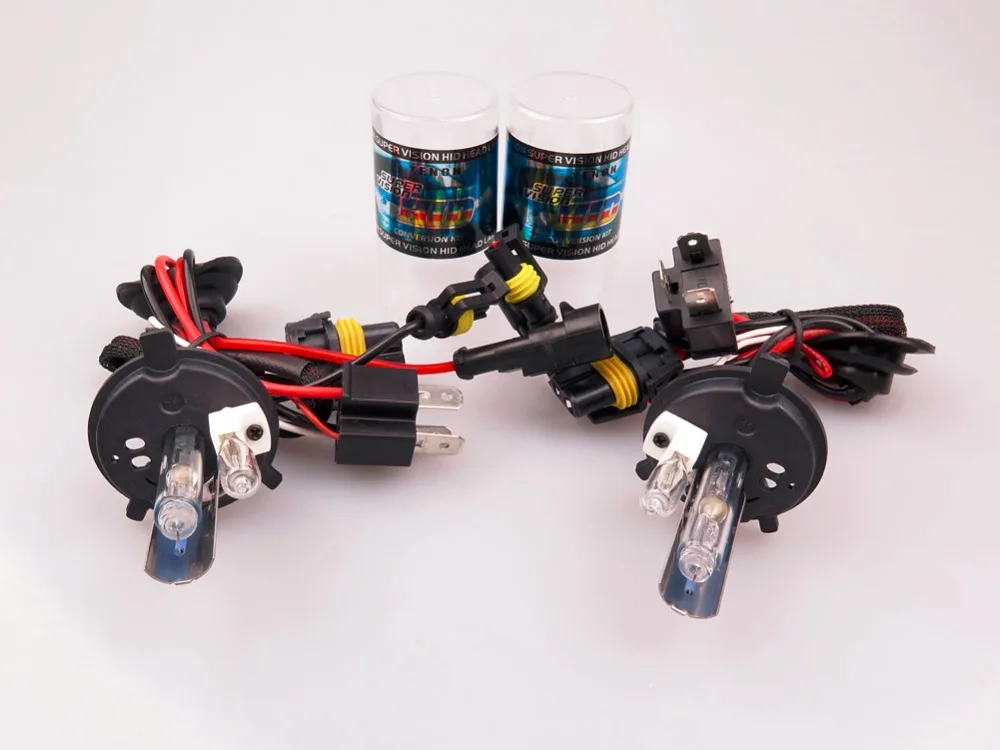 

55W hid h4 Car HID Xenon Halogen Bulb H4-2 H4 HID AND HALOGEN BULB H4/H H4/L 6000K 8000K 3000K-1200K HID Headlight Replacement
