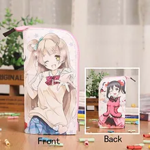 Аниме Лав Лив Kotori и Нико Водонепроницаемый PU канцелярские мешок/щетка горшок/держатель для ручки/пенал для карандашей, офисные и школьные принадлежности