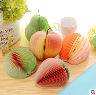 

Novelty Various Fruit Design Memo Pad Sticky Notes Memo Notebook Pad Promotional Gift Stationery