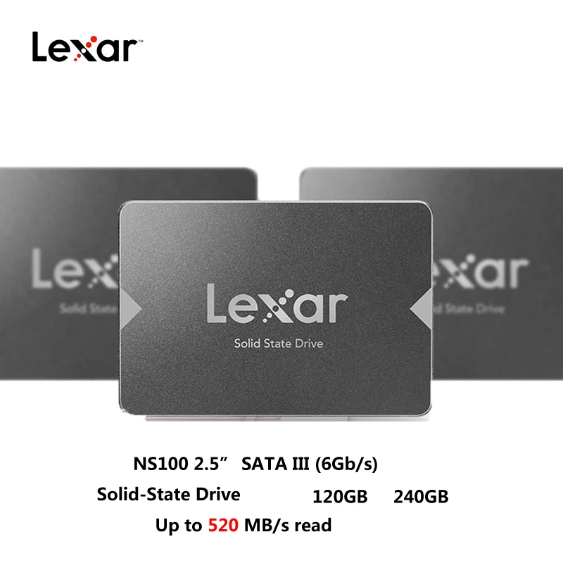 Lexar SSD 240 GB hdd 2,5 512G HD ssd жесткий диск sata ssd диск SATA3 128G 256G твердотельный жесткий диск для ноутбука