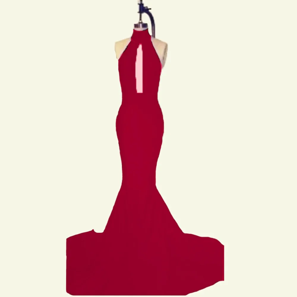 Promotion-2016-Long-Prom-Dress-Maid-of-Honer-wedding-Guest-dress-mermaid-Halter-Off-shoulder-Backless 4 