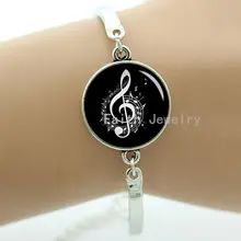 Трендовая симфоническая музыка браслет с нотами очаровательные Необычные музыкальные нотки ювелирные изделия Возьмите вас в музыкальный мир подарок-1343