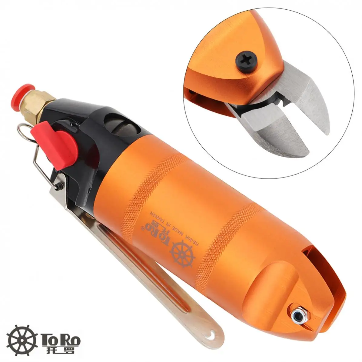 

TORO Gold Portable Replaceable Blade Pneumatic Air Scissors Nippers with Safety Switch for Cutting / Pressing Operation