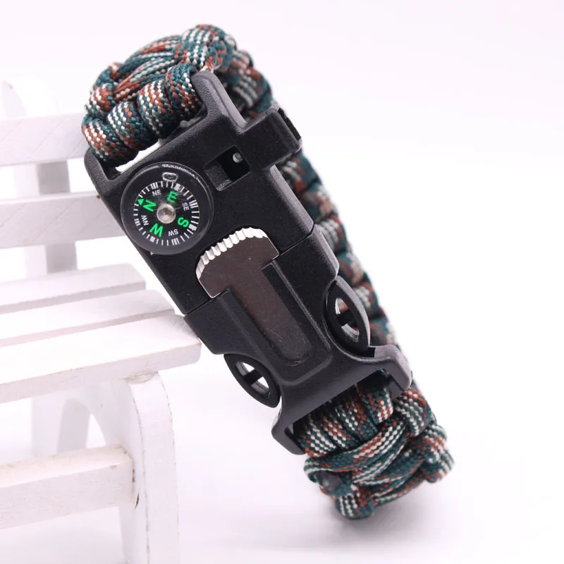 Buy Camping Parachute Cord Emergency Paracord Bracelet Survival Bracelets For