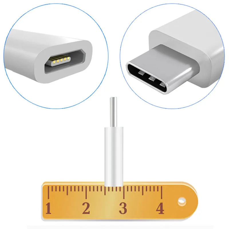 Robotsky type C Мужской микро USB Женский конвертер USB-C синхронизации данных адаптер для Xiaomi 6 4S OnePlus Two Nexus 5X6 P Letv 2 2pro