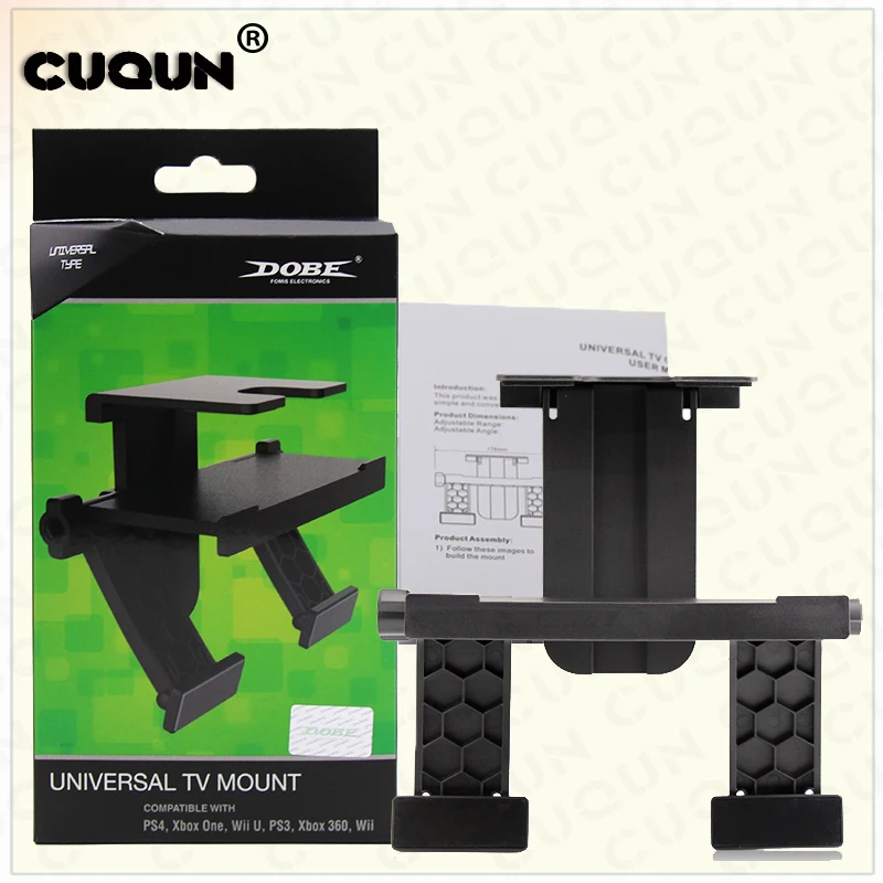 منتج جديد والأزياء التلفزيون و موقف kinect العالمي tv جبل ل ps4/واحد/ps3/360/wiiu/wii tv الوقوف ، أسود اللون