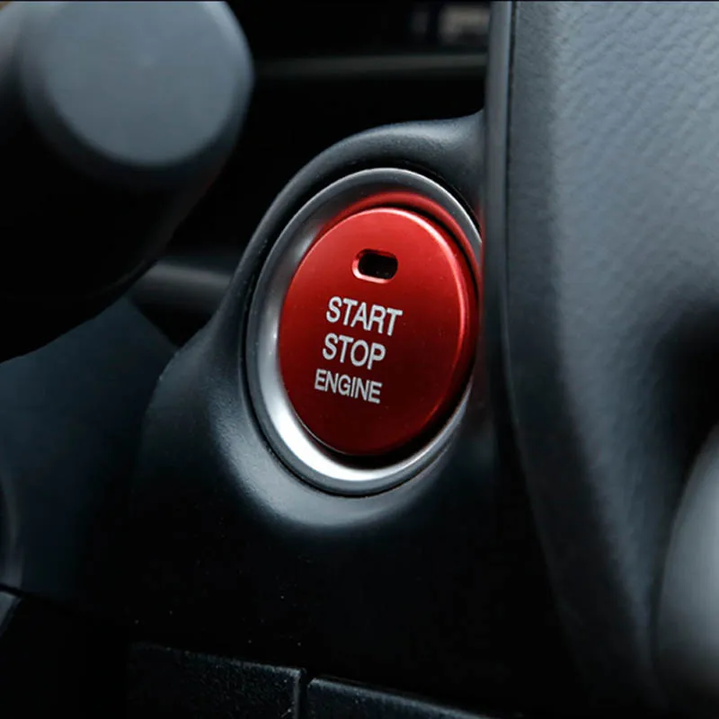 

START Engine Button Replace Cover STOP Key Accessories Ignition Switch Cover For Mazda 3 BM BN 6 GJ1 GL CX-4 CX-5 Atenza Axela