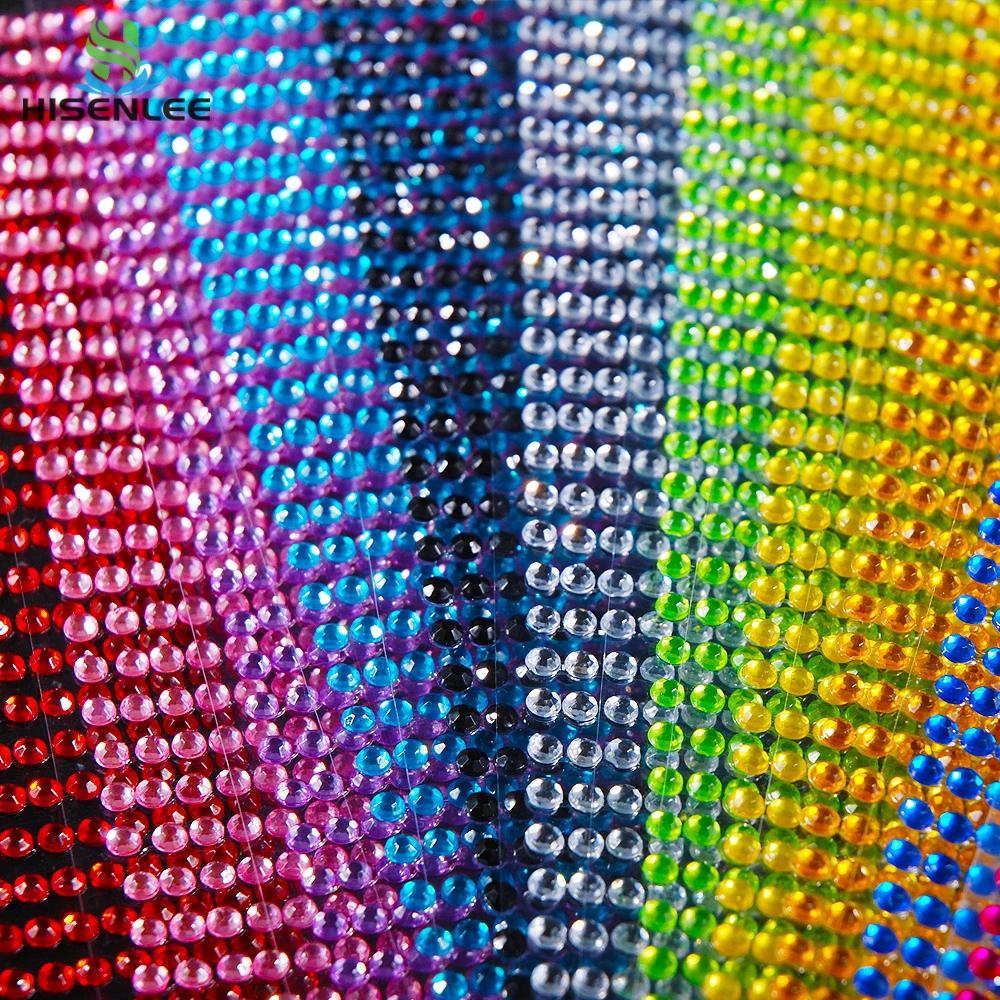 1500 шт./компл. 3 мм самоклеящиеся акриловые стразы для автомобиля поликарбоната