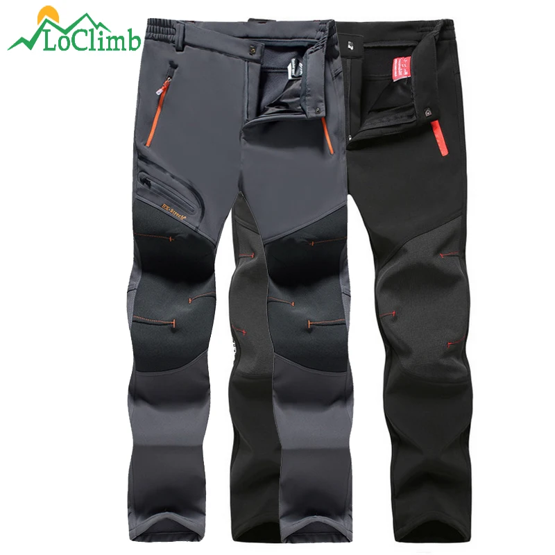 LoClimb invierno Camping senderismo pantalones hombres mujeres impermeable a prueba de viento Softshell pantalones al aire libre Trekking pantalones de esquí AM205 LoClimb invierno Camping senderismo pantalones hombres mujeres impermeable a prueba de viento Softshell pantalones al aire libre Trekking pantalones de esquí AM205