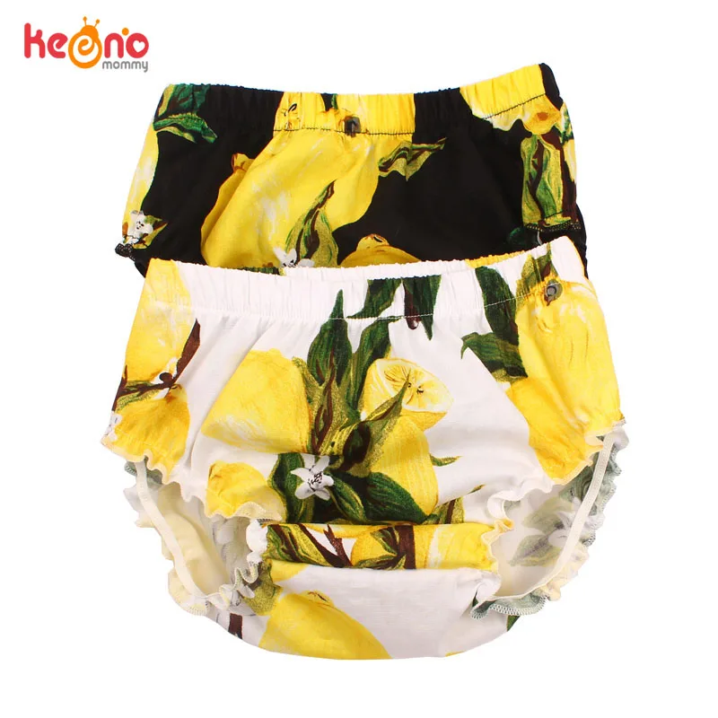 Ruffle Mango Cotton Baby Bloomers Boy Girl Diaper Cover Newborn Floral Shorts Infant Panties Summer Clothes
