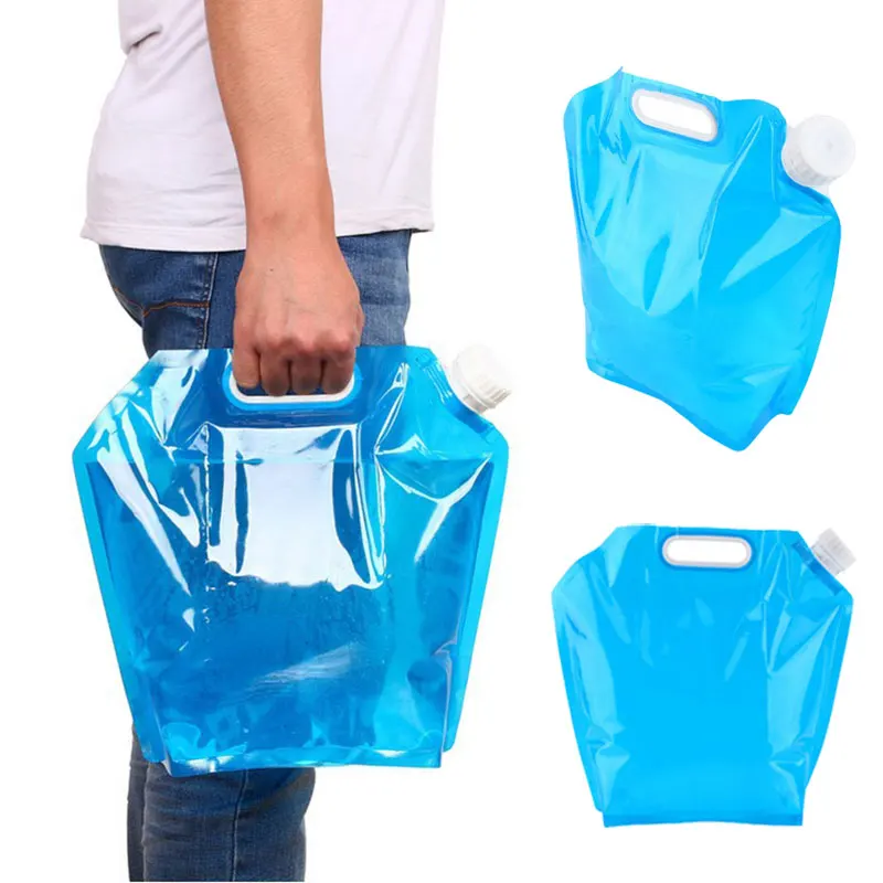 

5L/10L Foldable Collapsible Drinking Water Bag Car Water Carrier Container for Outdoor Camping Hiking Picnic BBQ MSD-ING