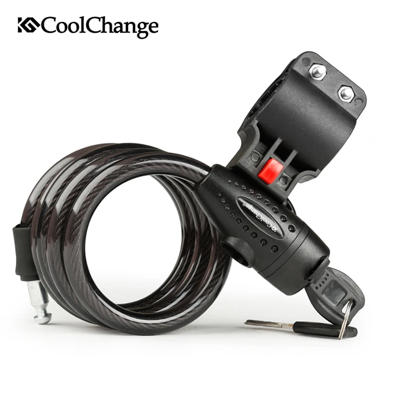 Coolchange Bike Cable Lock Code Key Locks Mtb Bicycle Lock Steel
