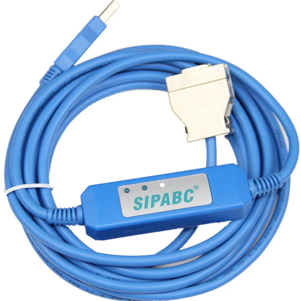 

USB-CIF02 Plc Programming Cable for CPM1,CPM1A, CPM2A, CPM2AH, C200HSC200HX/HG/HE series PLC, CQM1-CIF02 USB Support WIN7