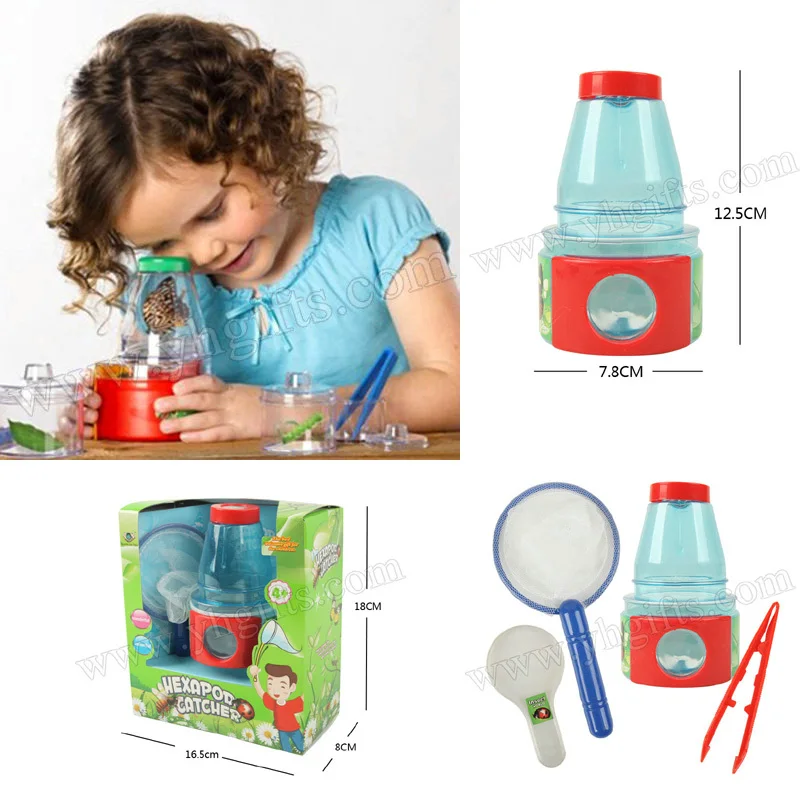1PC LOT Hexapod catcher Kids toy Fantastic toy Exploring ability developing Insect magnifier Early educational toys