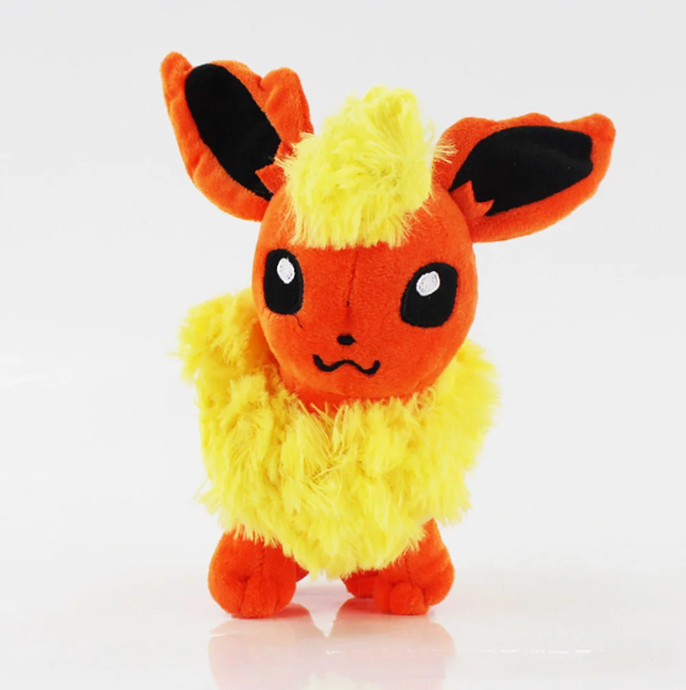 EMS 100/Лот 20 см сидя Umbreon Sylveon Eevee Vaporeon Flareon Espeon Leafeon Glaceon Jolteon плюшевая игрушка# W - Цвет: Flareon