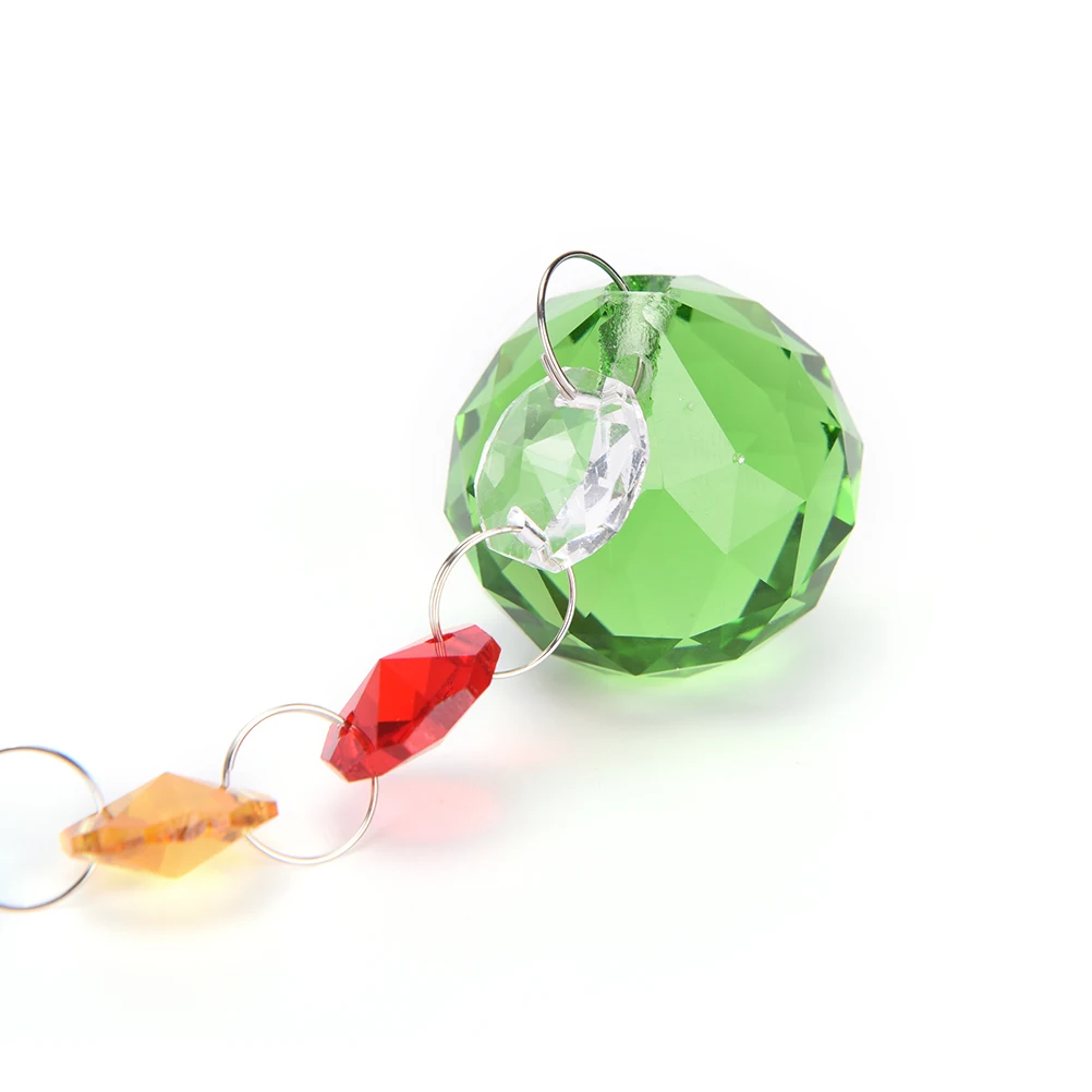 Сделай Сам Радужный производитель хрустальный шар Suncatcher призмы кулон домашний сад окно Висячие ремесла, украшения фэн-шуй подарок