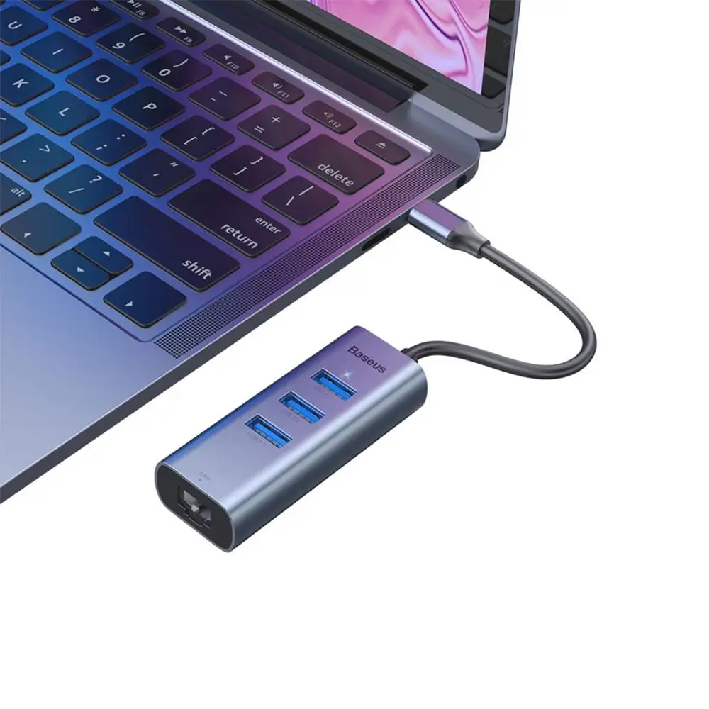 Горячий Xiaomi Baseus Мульти USB 3 0 type C концентратор порт для Macbook Air Pro Otg HDMI RJ45 адаптер