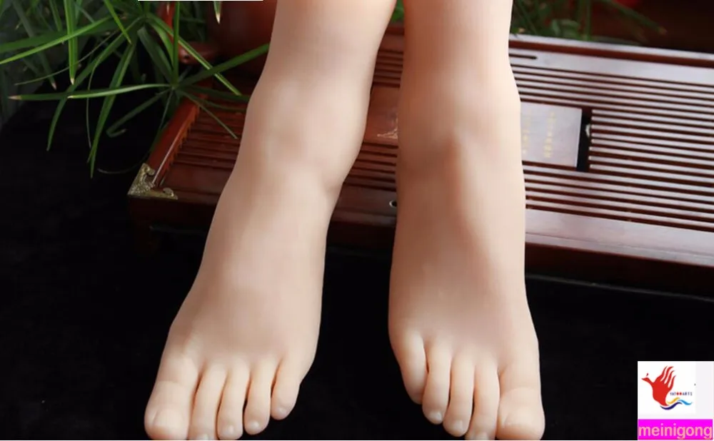 Small Feet Porn - US $97.0 50% OFF|Sexy Girl's Silicone Feet Sex Toy Foot Fetish Toys Porn  Real Skin Sex Dolls Realistic Silicone Solid Foot For Men-in Sex Dolls from  ...