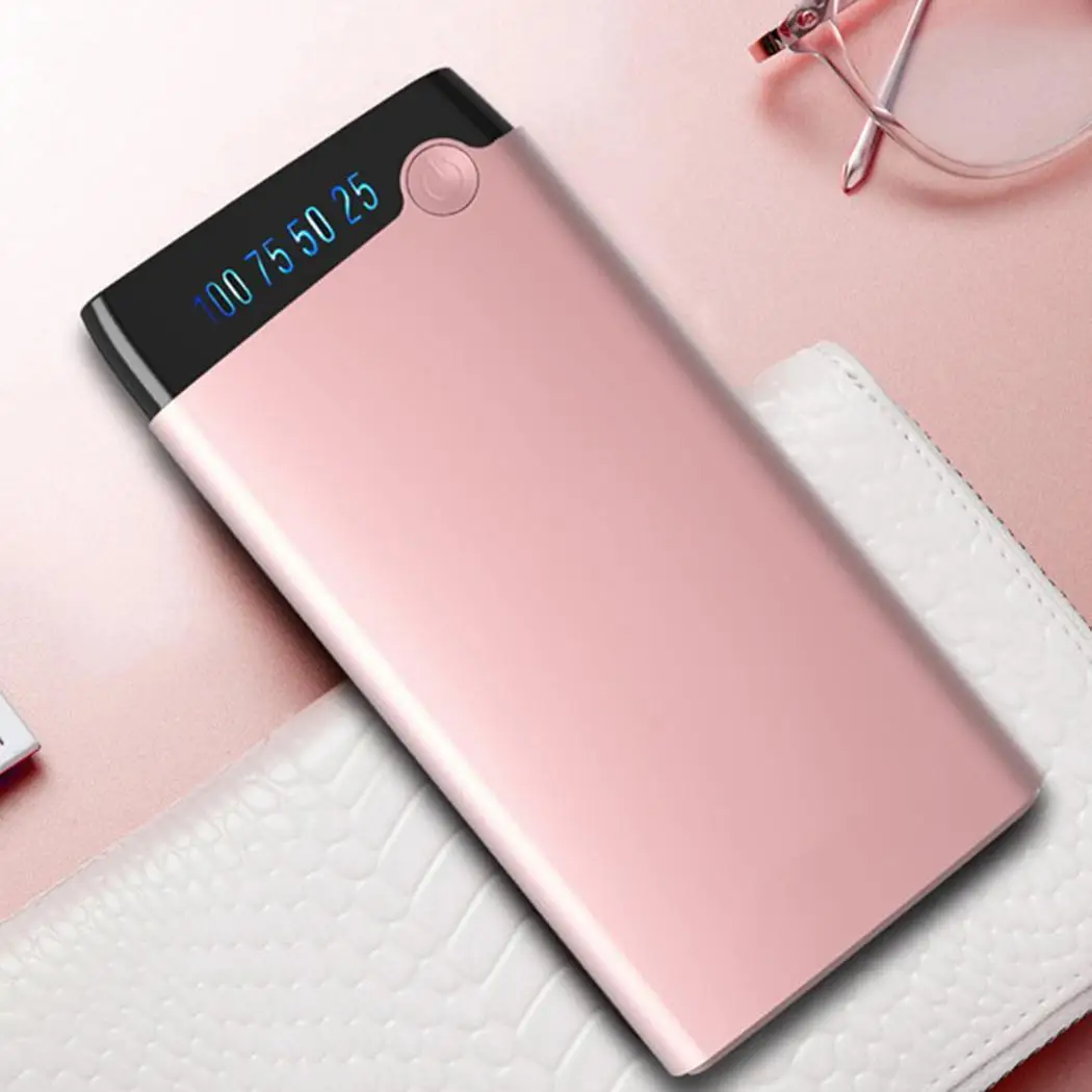 Новинка для Xiaomi MI iphone XS Max 7 8 Внешний аккумулятор 20000 мАч повербанк 2 USB LCD