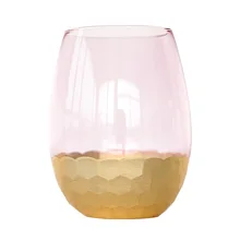 Скандинавская Современная Золотая прозрачная стеклянная чашка для творчества бокал для вина соты золотые парные чашки для виски стеклянная домашняя Питьевая утварь