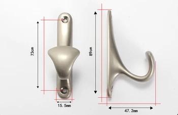 

2PCS Balleenshiny Zinc Alloy Storage Hooks Bathroom Kitchen Room home organization and storage