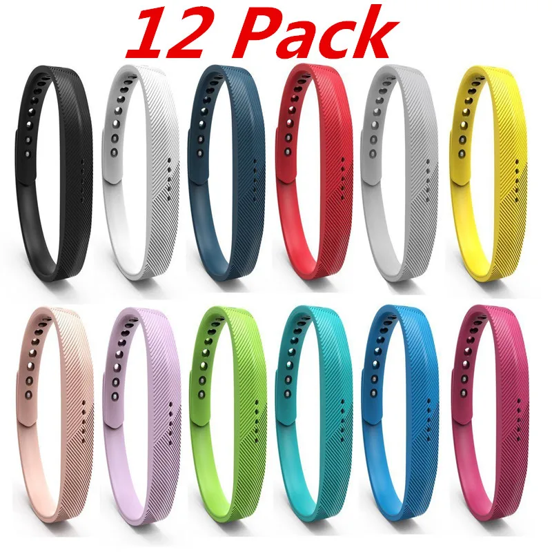 imágenes para (12 Pack) para fitbit flex 2 smart watch band pulsera correa de muñeca del deporte del silicón suave para fitbit flex 2 correa de reemplazo imágenes para (12 Pack) para fitbit flex 2 smart watch band pulsera correa de muñeca del deporte del silicón suave para fitbit flex 2 correa de reemplazo
