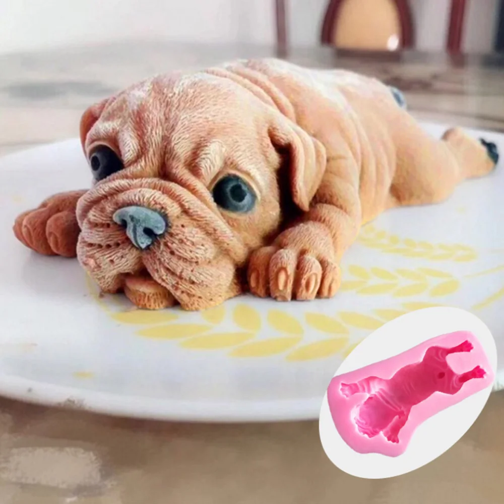 3D форма для грязного торта собак DIY стерео шар пей Декор силиконовый инструмент