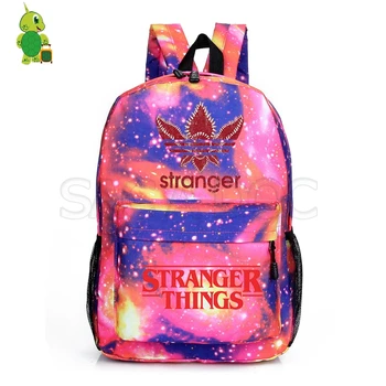 

Stranger Things TV Series Galaxy Space Backpack School Bags for Teenage Girls Boys Travel Rucksack Kids Book Bag Laptop Backpack