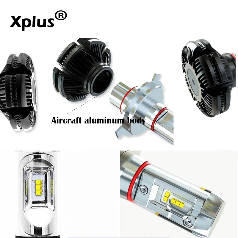 Xplus X3 Высокий/Низкий Луч H4 H7/11 9005/6 HB3/4 Автомобильный светодиодный головной