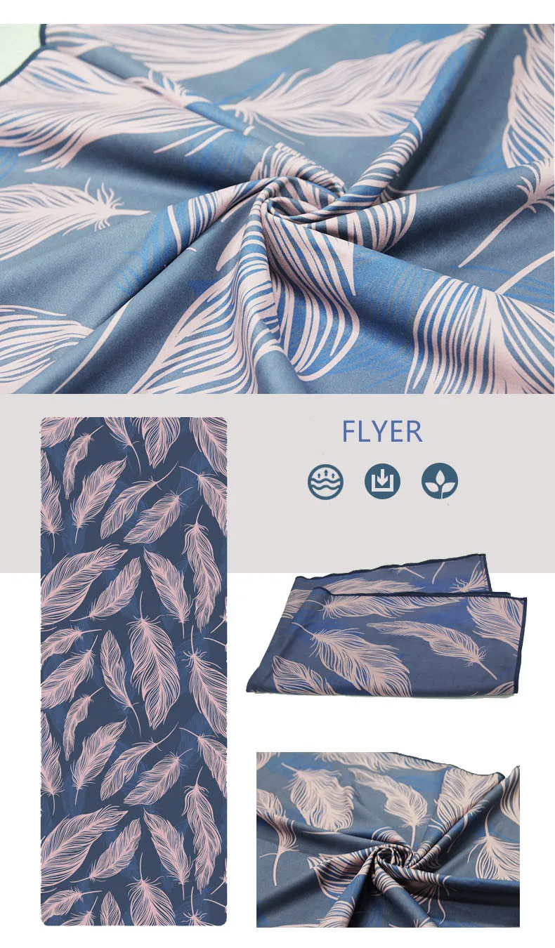 yoga towel printing