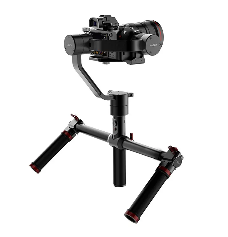 MOZA Air 3 Axis Handheld Gimbal with Dual Hand Holder Tripod for Mirrorless Cameras and DSLRs