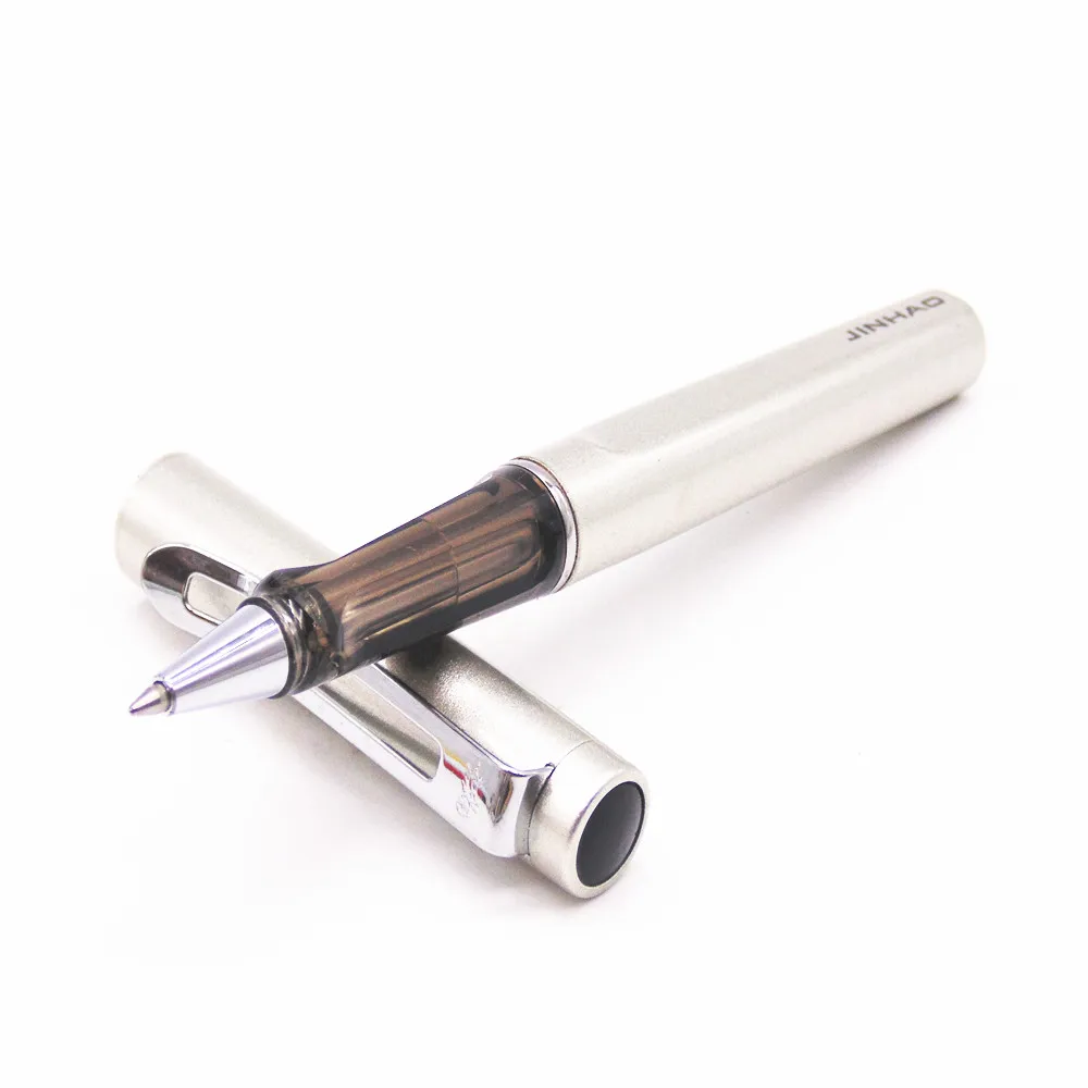 JINHAO 588 Silver student Office Medium Nib Rollerball Pen Newin
