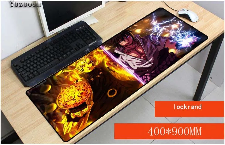 Yuzuoan 900x400x3мм коврик Наруто для мыши Notbook компьютерный лучший продавец игровой