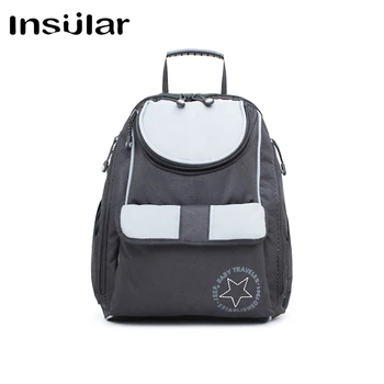

Insular Diaper Bag Backpack Mummy Breathable Straps Detachable Maternity Nappy Bag Multifunction Large Capacity Travel Backpack