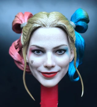 

Suicide Squad Clown Harley Quinn Head Sculpt Match Plain Body 1/6 Scale Body Collectible Figures