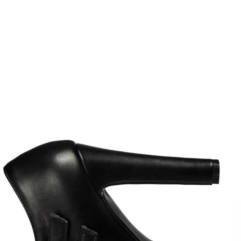 BLXQPYT/новые ботинки Mujer пикантные ботильоны на высоком каблуке(12 см) с круглым носком модная Демисезонная обувь на платформе женская обувь на молнии, 65-1