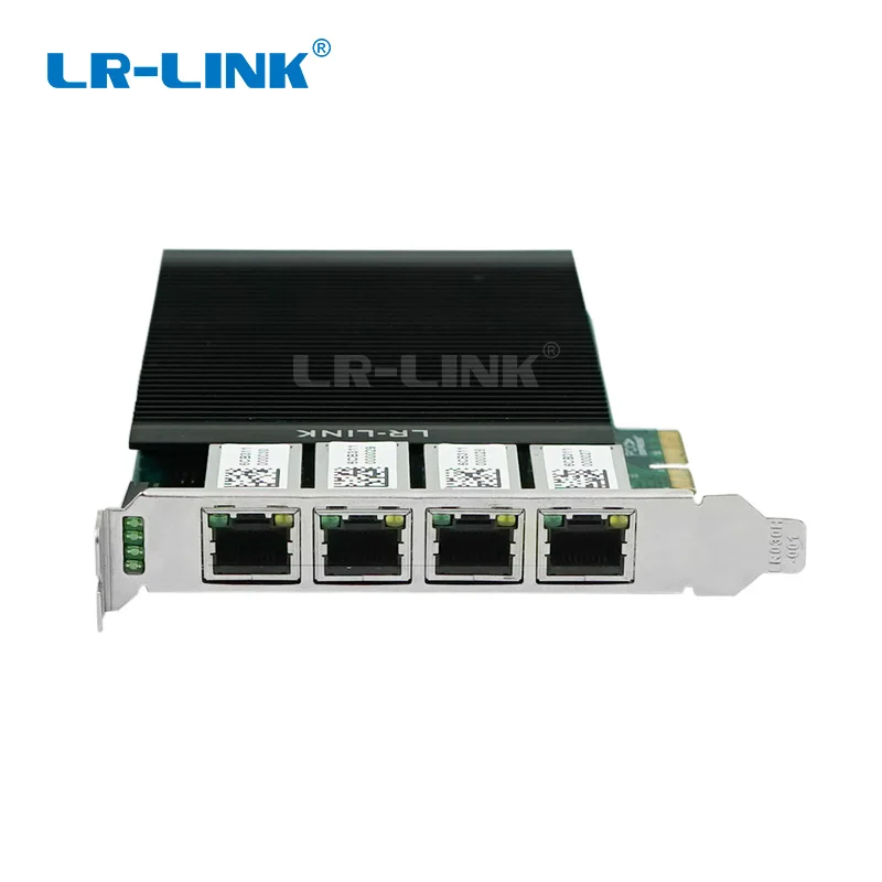 LR-LINK 2004PT-POE четырехпортовый POE+ gigabit Ethernet RJ45 Frame Grabber промышленная плата PCI-Express карта видеозахвата Intel I350