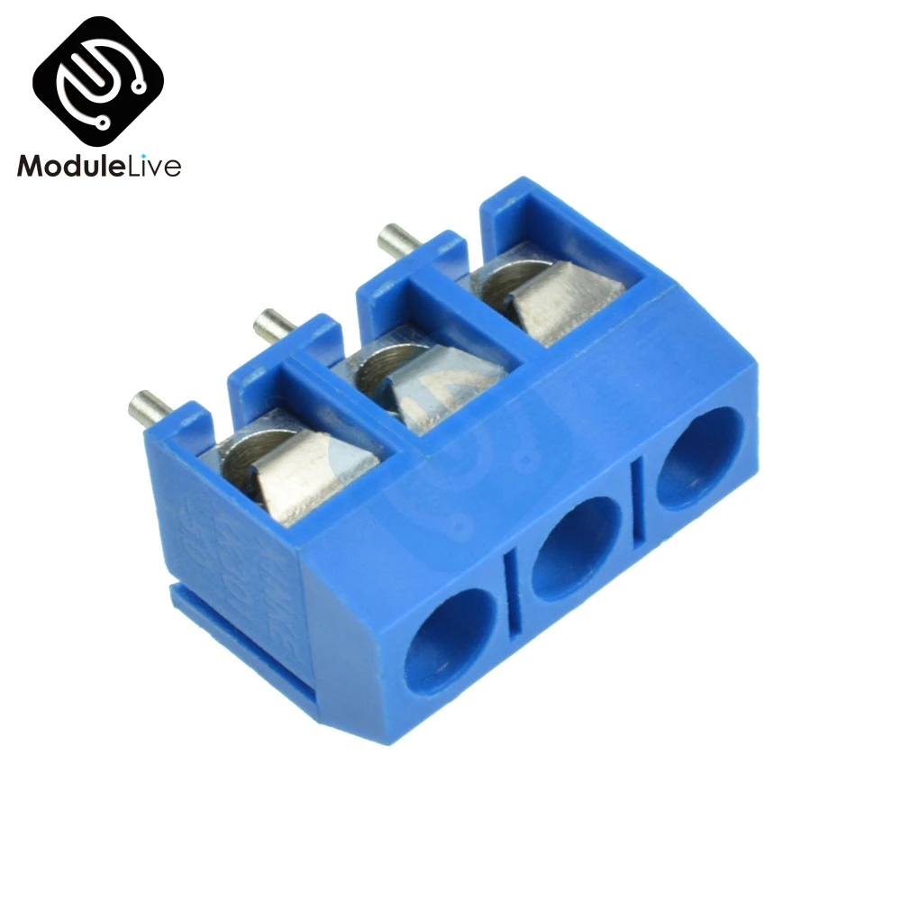 10 шт. диаметром 5 08 мм 3 контактный разъем для винтовой клеммы|screw terminal connectors|terminal