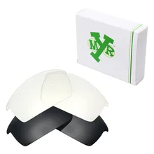 2 пары mryok Замена Оптические стёкла для Oakley Bottlecap Солнцезащитные очки для женщин Стелс черный и HD Clear