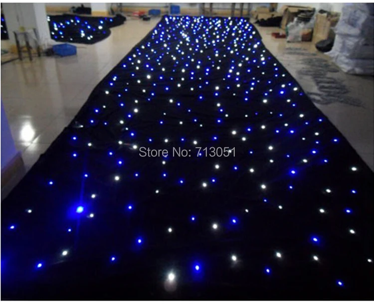 BW led star curtain (2)