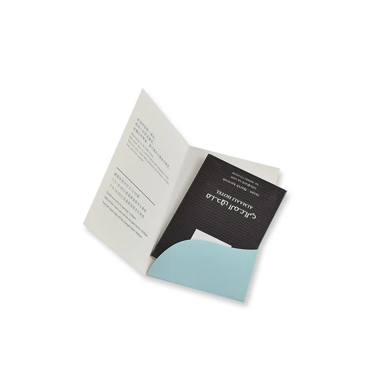 Zuoluo высококачественная бумага с покрытием ключ-карта от гостиничного номера держатели печати услуги