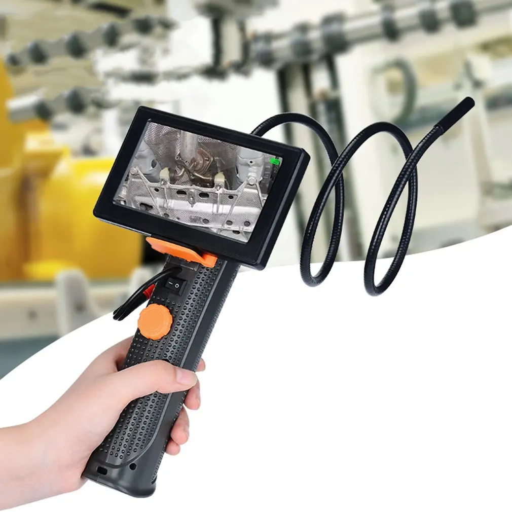 Professional Handheld 4.3 Inch Endoscope Snake Borescope Industrial Video Inspection Waterproof Camera